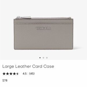 Michael Kors Large leather card case